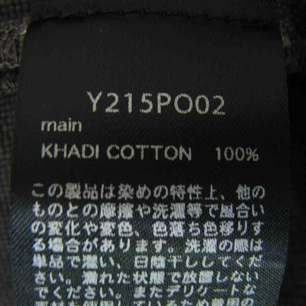 ヤントル Y215PO02 Sumi-Dyed 6ply Khadi Long Pullover SUMI-GRAY カディコットン プルオーバー シャツ グレー系 M【極上美品】【中古】