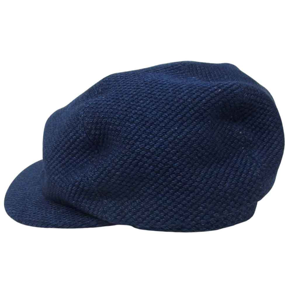 PORTER CLASSIC ポータークラシック KIJIMA TAKAYUKI キジマタカユキ PC-001-1426 PC KENDO CASQUETTE W/SILVER BUTTON 剣道 キャスケット ダークネイビー系 L【美品】【中古】