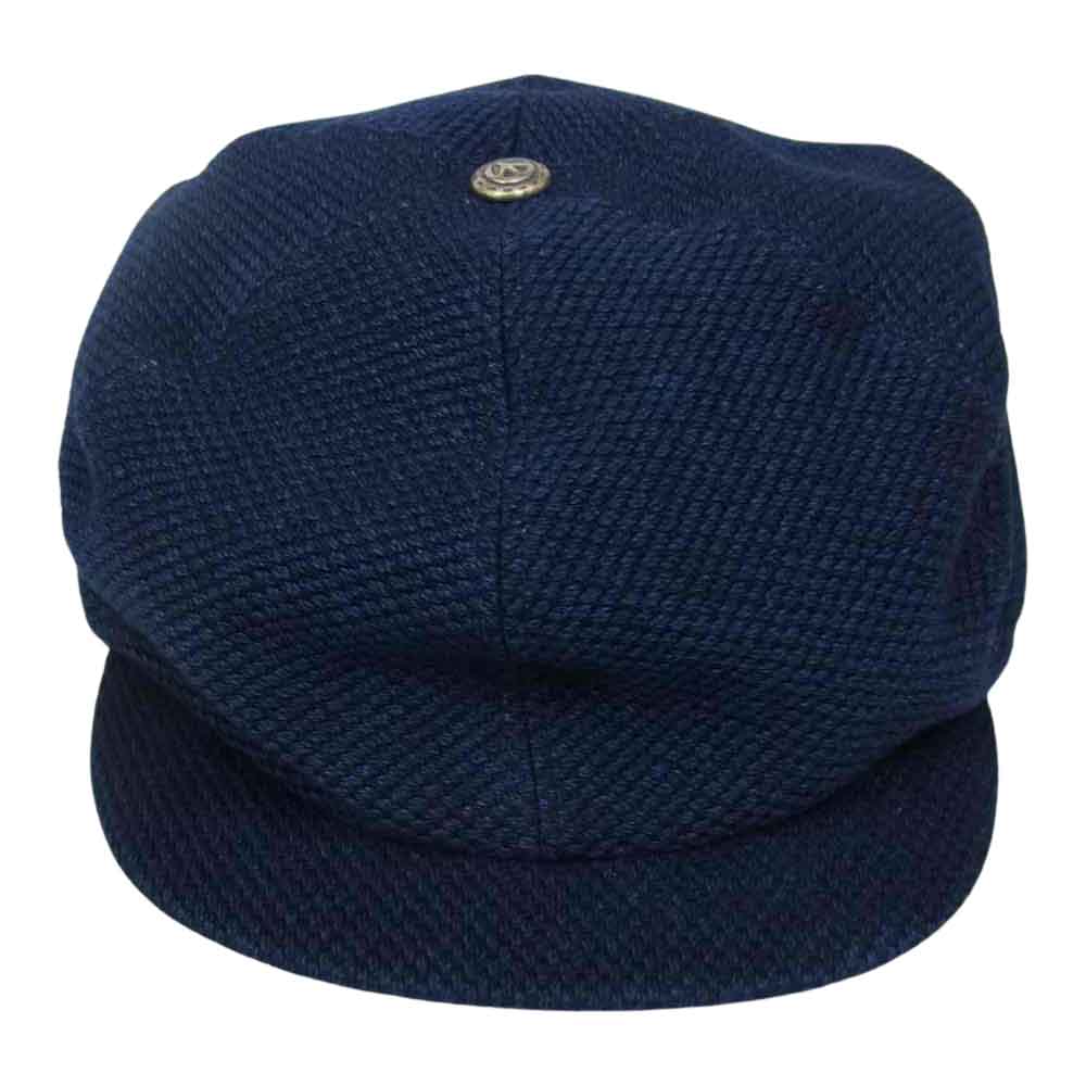 PORTER CLASSIC ポータークラシック KIJIMA TAKAYUKI キジマタカユキ PC-001-1426 PC KENDO CASQUETTE W/SILVER BUTTON 剣道 キャスケット ダークネイビー系 L【美品】【中古】