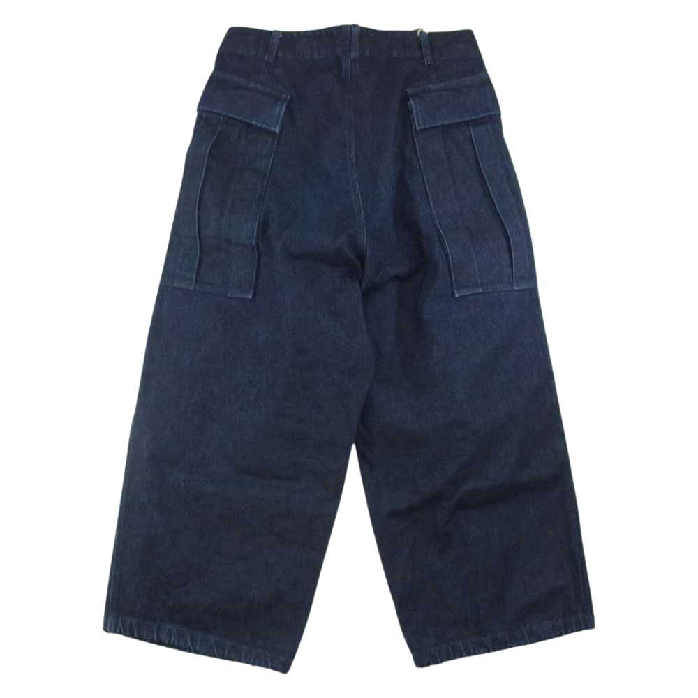 ヘリル 15OZ Denim Cargo Pants 15オンス デニム カーゴ パンツ インディゴブルー系 2【中古】