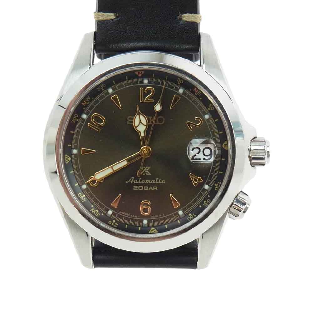 SEIKO セイコー SBDC135 PROSPEX プロスペックス Alpinist アルピニスト コアショップ専用モデル 自動巻 時計 ブラック系【美品】【中古】