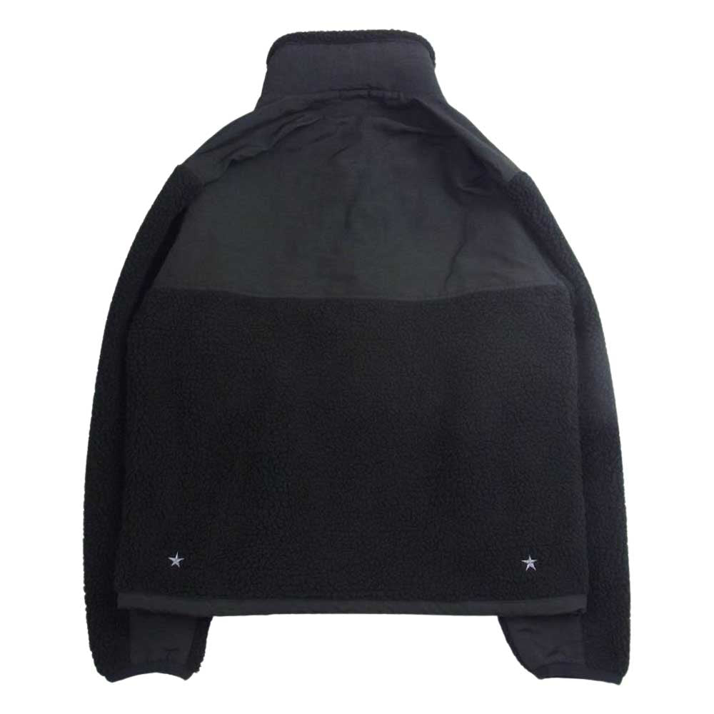 エムアンドエム 21-MJ-006 SHEEPBORE FLEECE STAND JACKET シープボア フリースジャケット ブラック系【美品】【中古】