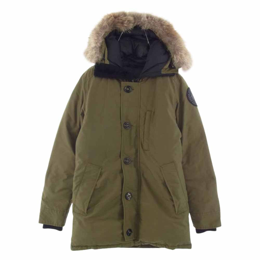CANADA GOOSE カナダグース 3455JMB R KINGSTON キングストン ブラックラベル ダウン ジャケット カーキ系 S/P カーキ系 S/P【中古】