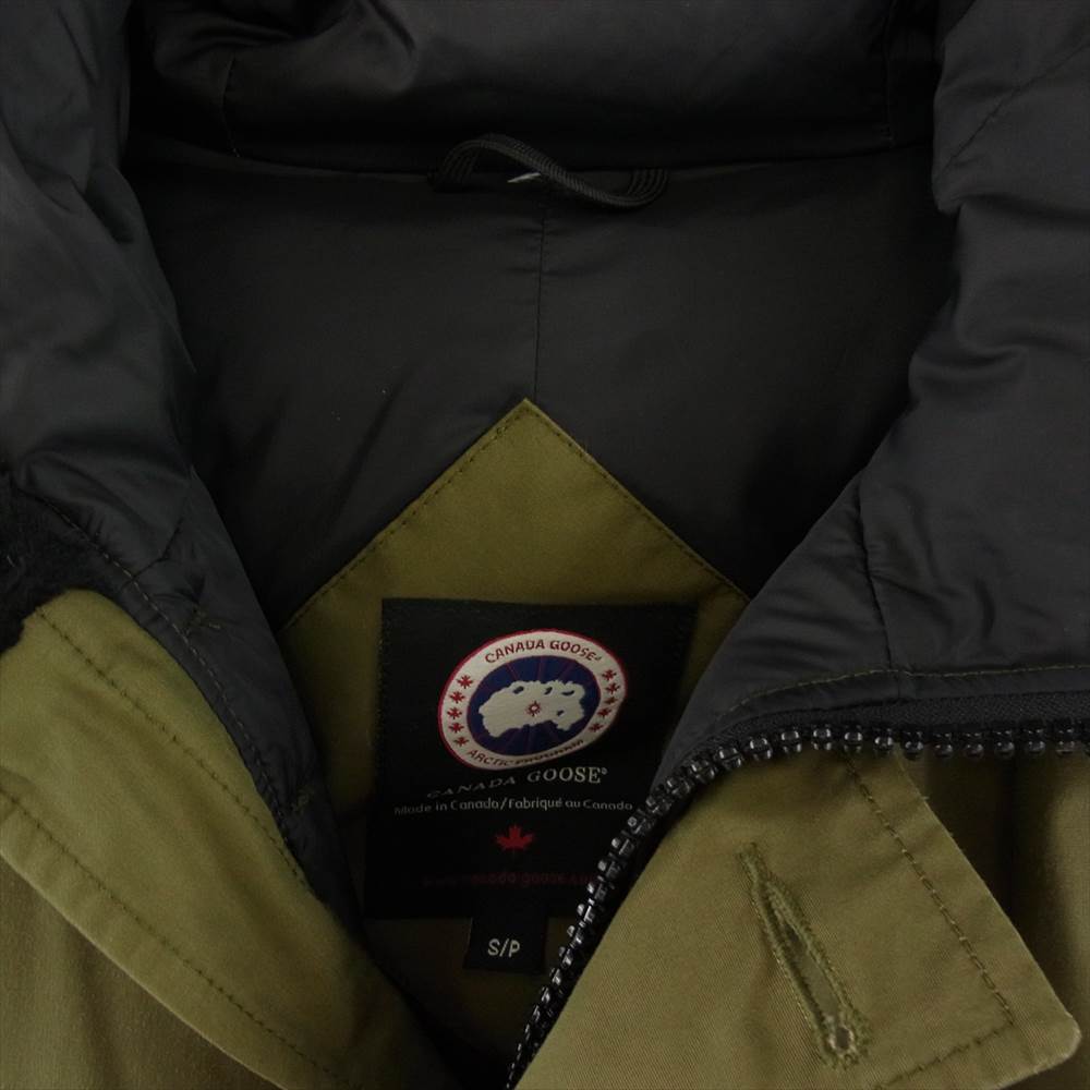 CANADA GOOSE カナダグース 3455JMB R KINGSTON キングストン ブラックラベル ダウン ジャケット カーキ系 S/P カーキ系 S/P【中古】