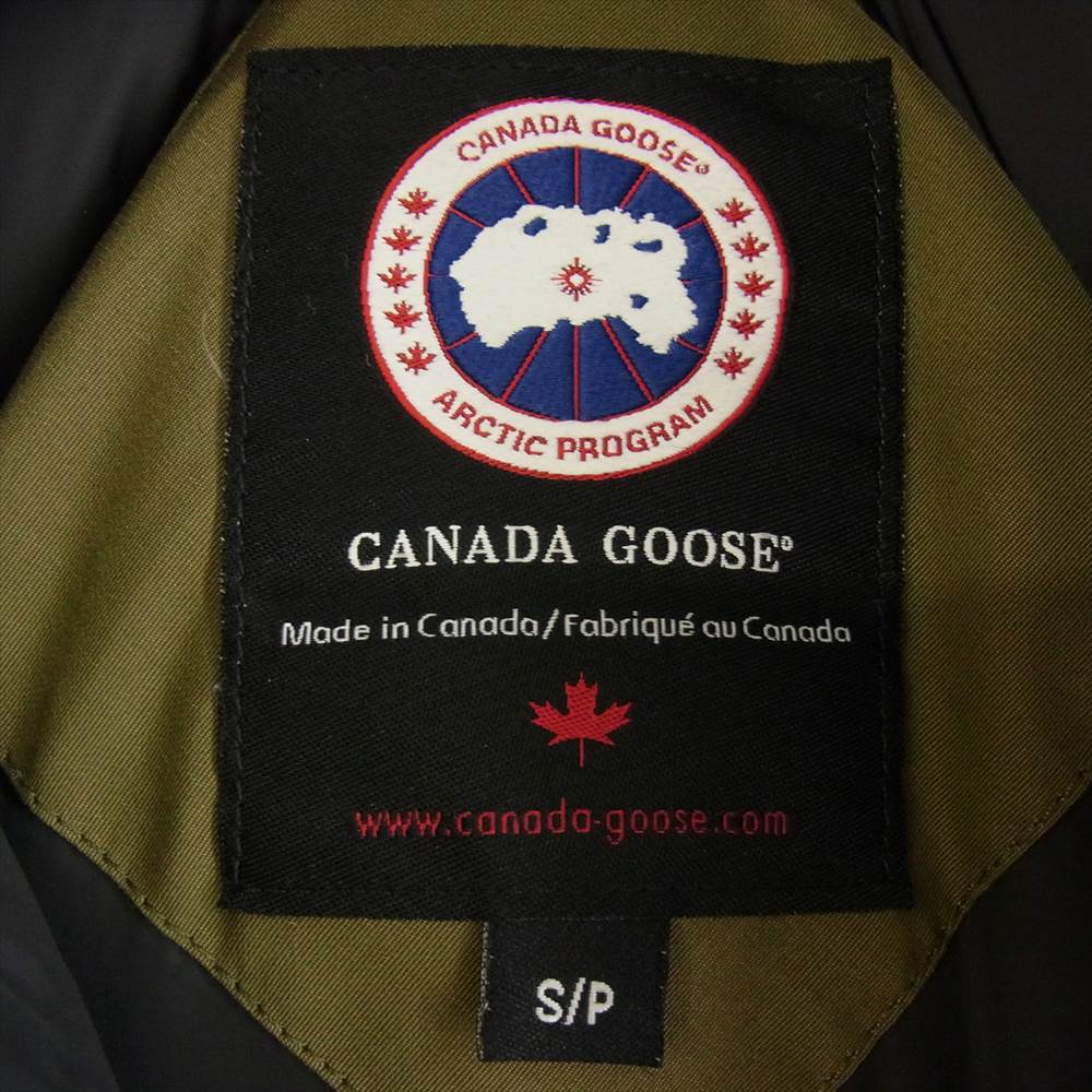 CANADA GOOSE カナダグース 3455JMB R KINGSTON キングストン ブラックラベル ダウン ジャケット カーキ系 S/P カーキ系 S/P【中古】
