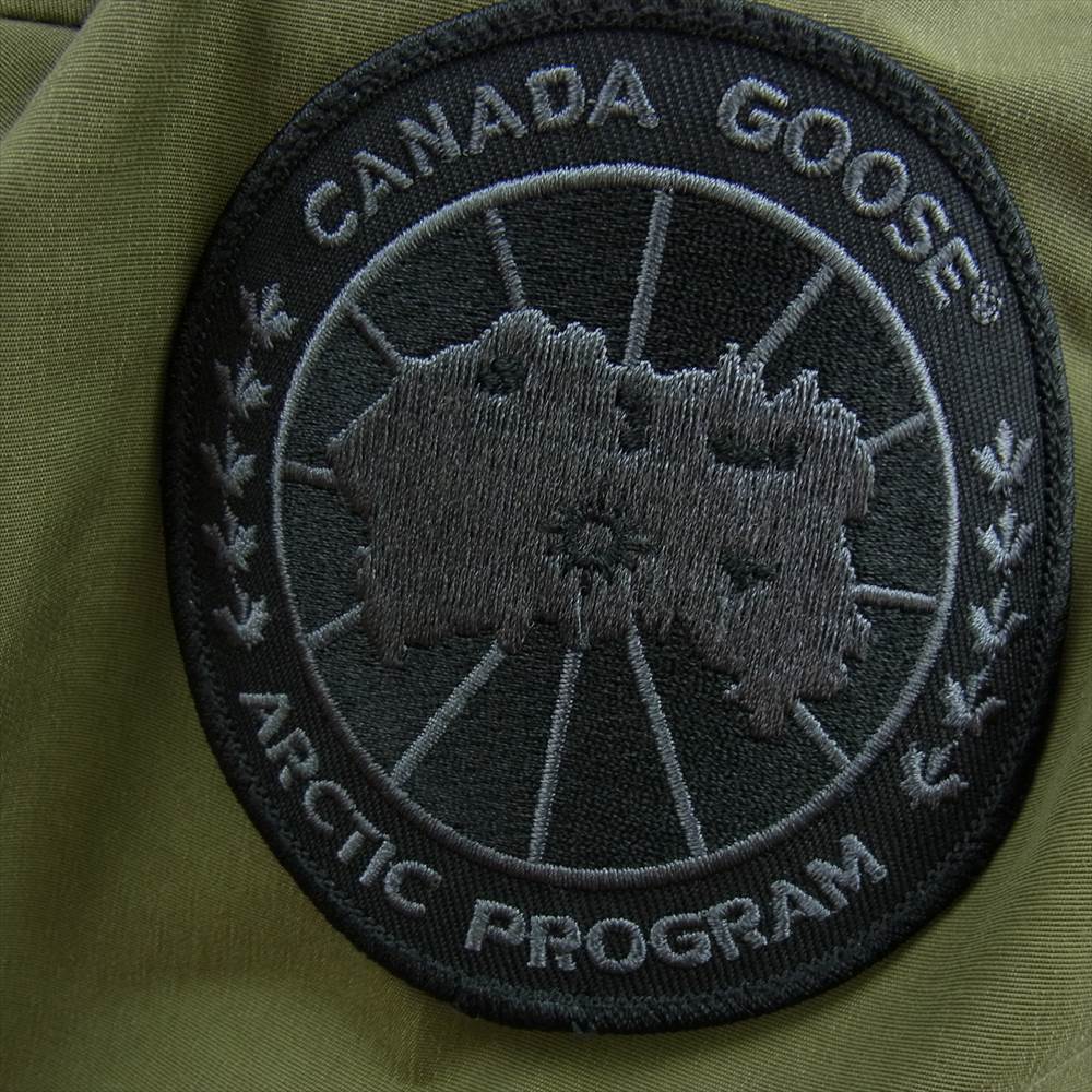 CANADA GOOSE カナダグース 3455JMB R KINGSTON キングストン ブラックラベル ダウン ジャケット カーキ系 S/P カーキ系 S/P【中古】