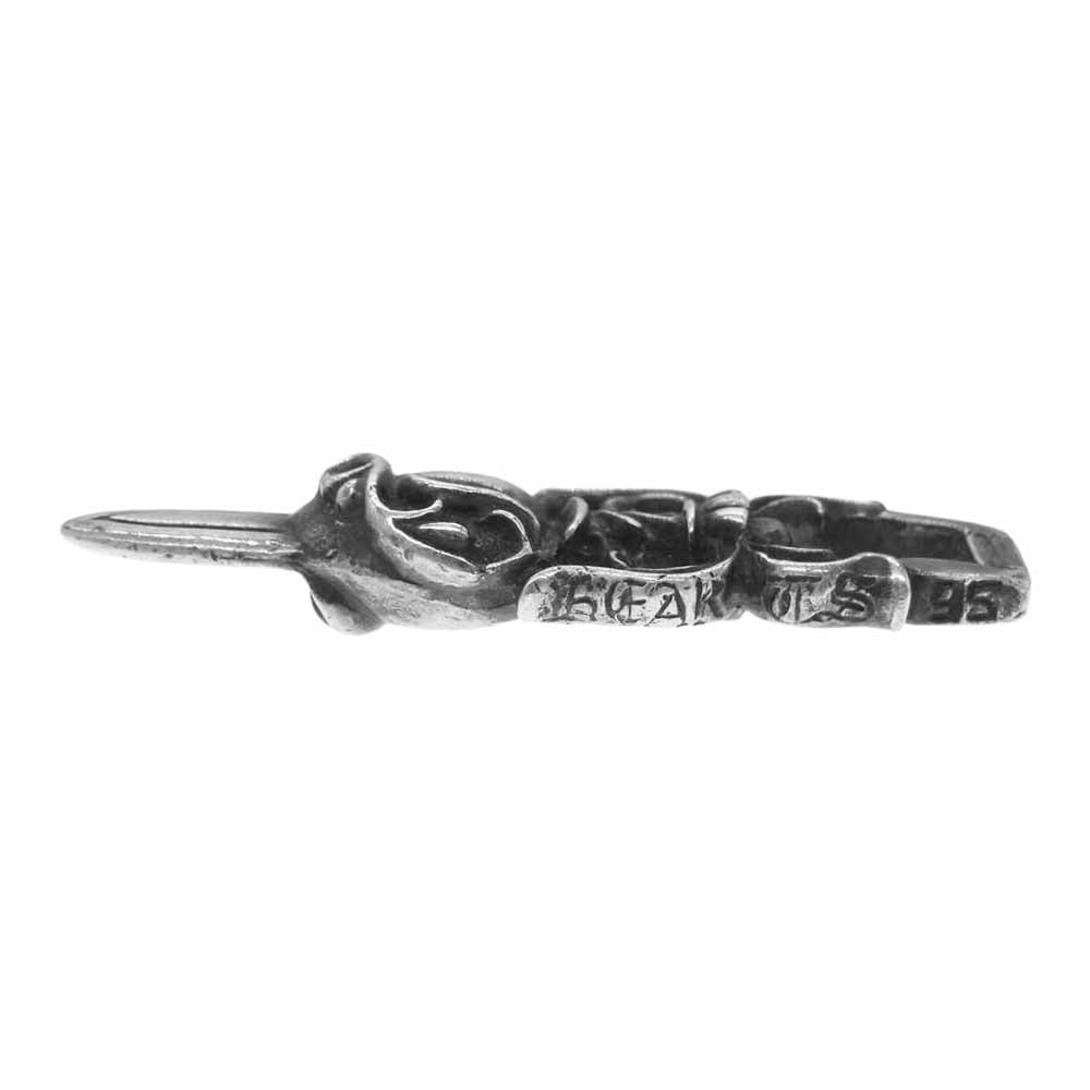 CHROME HEARTS クロムハーツ（原本無） DAGGER HEART ダガー ハート ペンダント シルバー系【中古】