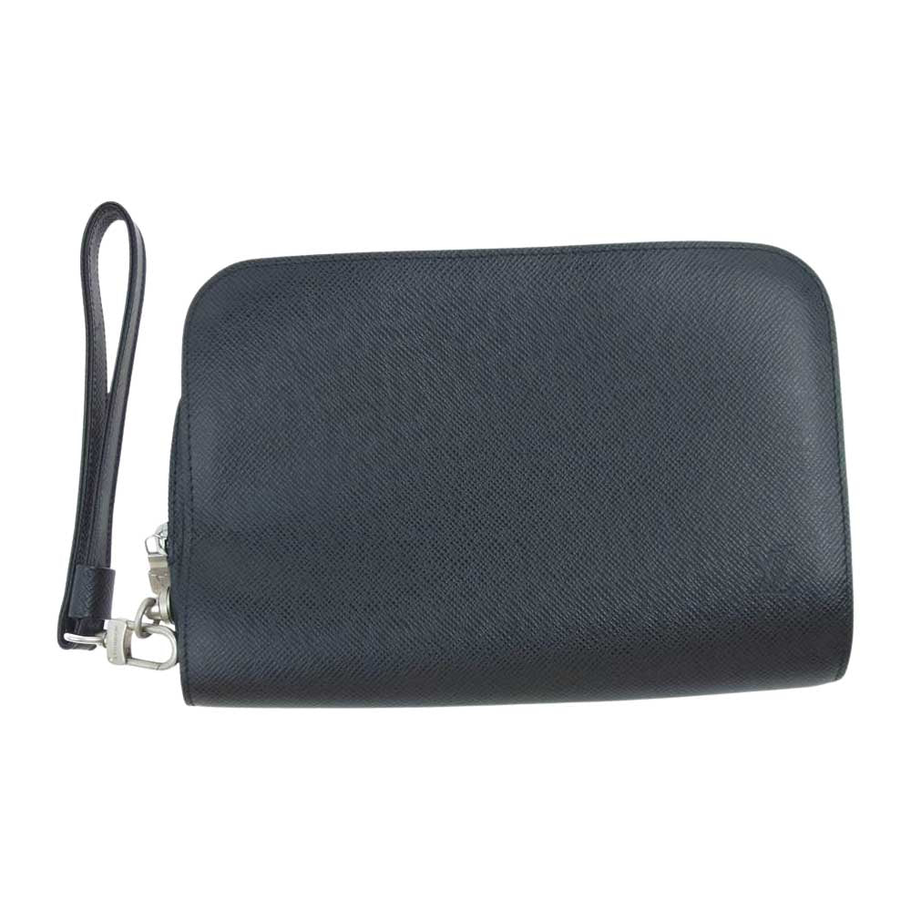 LOUIS VUITTON ルイ・ヴィトン M30182 タイガ バイカル セカンドバッグ クラッチバッグ ブラック系【中古】