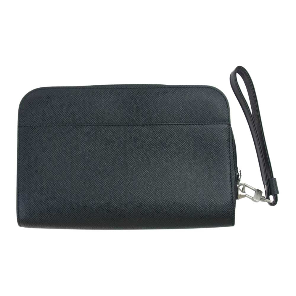 LOUIS VUITTON ルイ・ヴィトン M30182 タイガ バイカル セカンドバッグ クラッチバッグ ブラック系【中古】