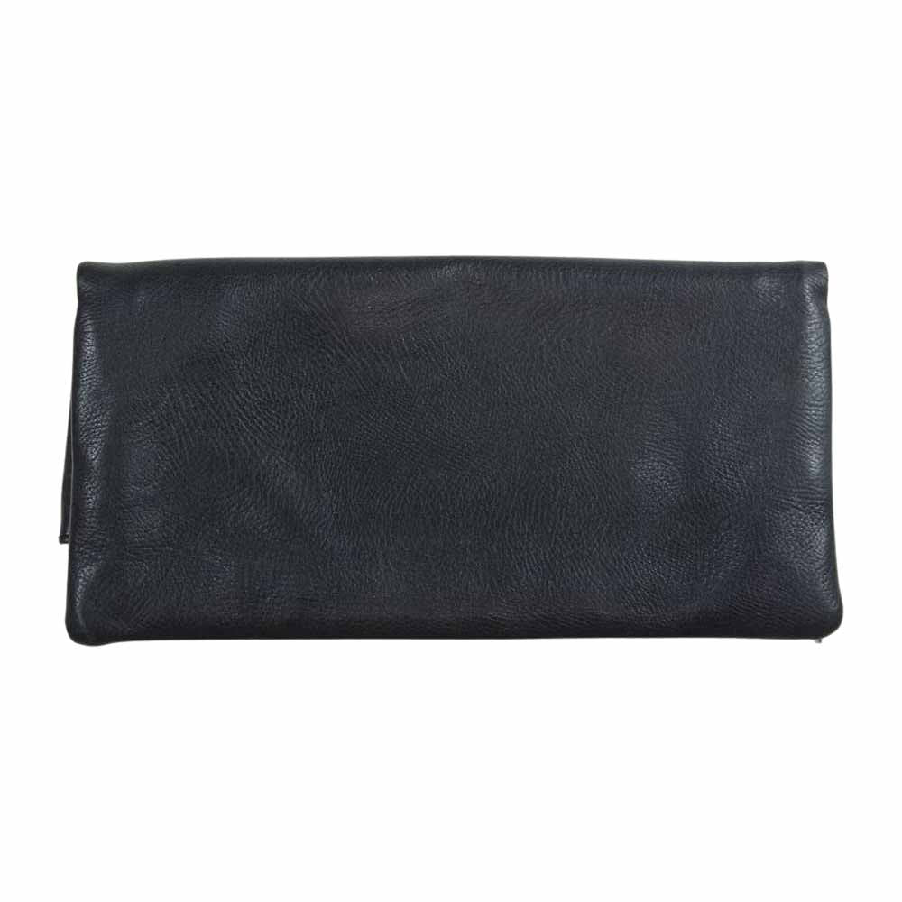 ディガウェル レザー クラッチ バッグ ブラック系【中古】