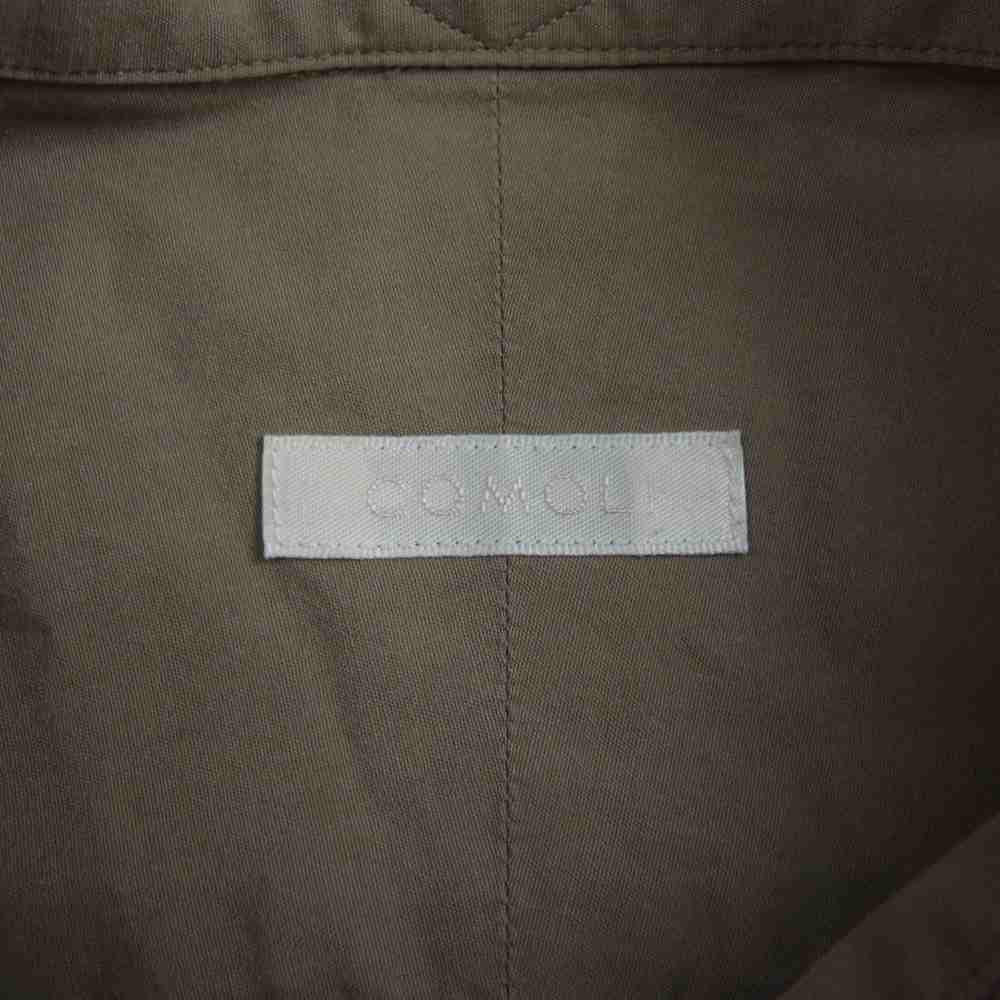 COMOLI コモリ 長袖シャツ 20AW S03-02018 knot ノット 別注 コモリシャツ  ブラウン系 3【中古】 COMOLI コモリ 20AW S03-02018 knot ノット 別注 コモリシャツ