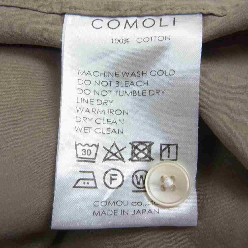 COMOLI コモリ 20AW S03-02018 knot ノット 別注 コモリシャツ