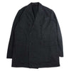 COMOLI コモリ 19AW Q03-04016 ウール シルク ダブル チェスターコート テーラードジャケット ブラック系 1【中古】