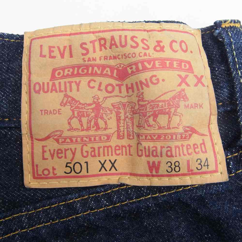 Levi's リーバイス 50155-0055 VINTAGE CLOTHING LVC 501XX 1955年 復刻 デニムパンツ インディゴブルー系 38【中古】