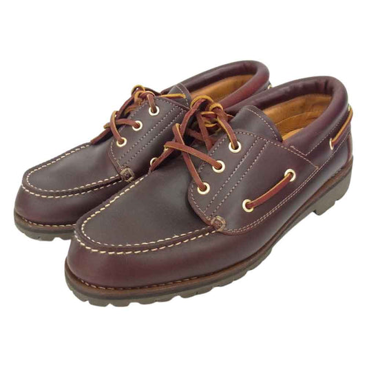 Danner ダナー D216900 RUGGED 3EYE CS ラギッド 3アイ CS デッキシューズ ブラウン系 9【中古】