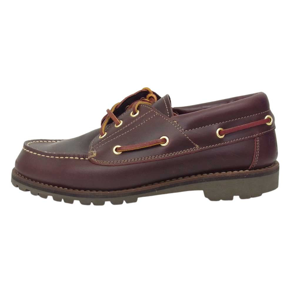 Danner ダナー D216900 RUGGED 3EYE CS ラギッド 3アイ CS デッキシューズ ブラウン系 9【中古】