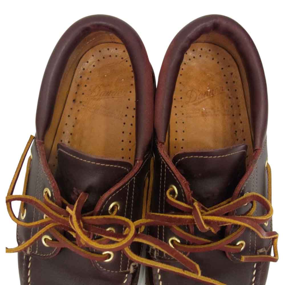 Danner ダナー D216900 RUGGED 3EYE CS ラギッド 3アイ CS デッキシューズ ブラウン系 9【中古】