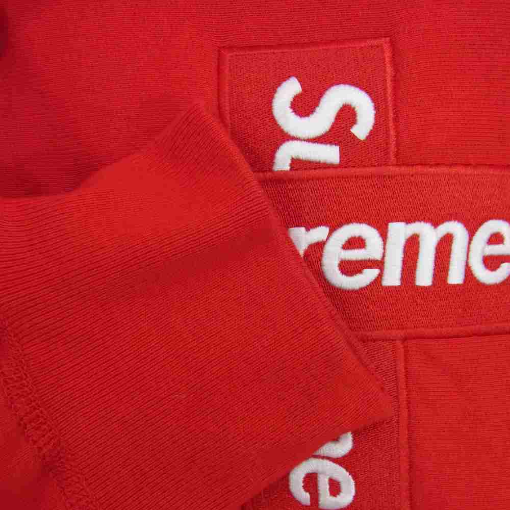 Supreme シュプリーム 20AW Cross Box Logo Hooded Sweatshirt レッド系 M【中古】