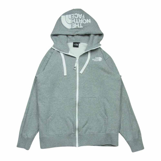 THE NORTH FACE ノースフェイス  NT62130 Rearview Full Zip Hoodie リアビュー フル ジップ フーディ グレー グレー系 L【中古】