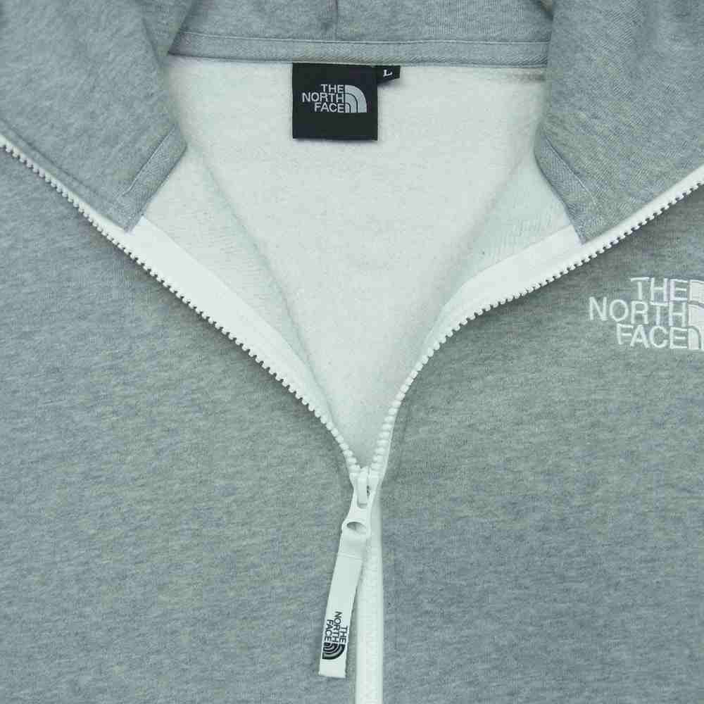 THE NORTH FACE ノースフェイス  NT62130 Rearview Full Zip Hoodie リアビュー フル ジップ フーディ グレー グレー系 L【中古】