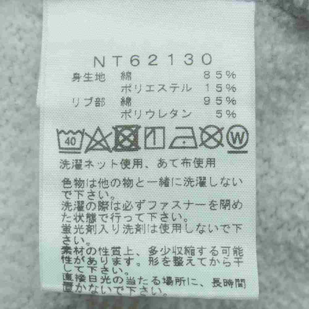 THE NORTH FACE ノースフェイス  NT62130 Rearview Full Zip Hoodie リアビュー フル ジップ フーディ グレー グレー系 L【中古】