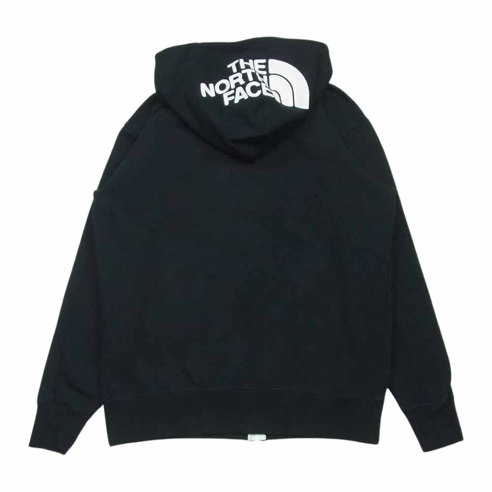 THE NORTH FACE ノースフェイス NT62130 Rearview Full Zip Hoodie リアビュー フル ジップ フーディ ブラック ブラック系 L【中古】