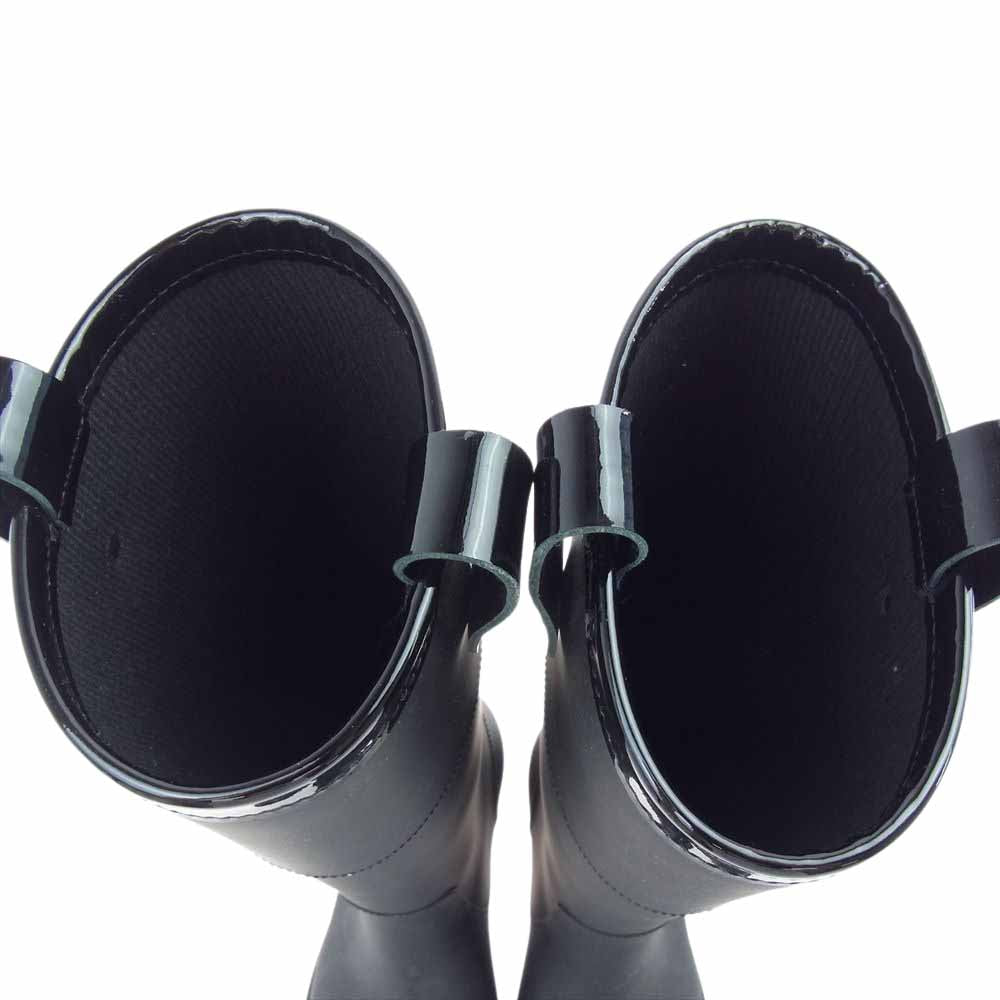 JIMMY CHOO ジミーチュウ イタリア製 スタースタッズ付き レインブーツ ブラック系 34【中古】