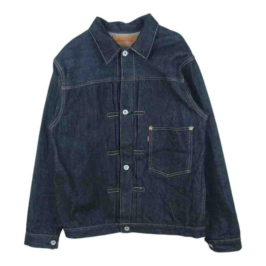 CUSHMAN クッシュマン 21506XX WWII 大戦モデル 1st Type DENIM JACKET シンチバック 月桂樹ボタン デニム ジャケット インディゴブルー系 40【中古】