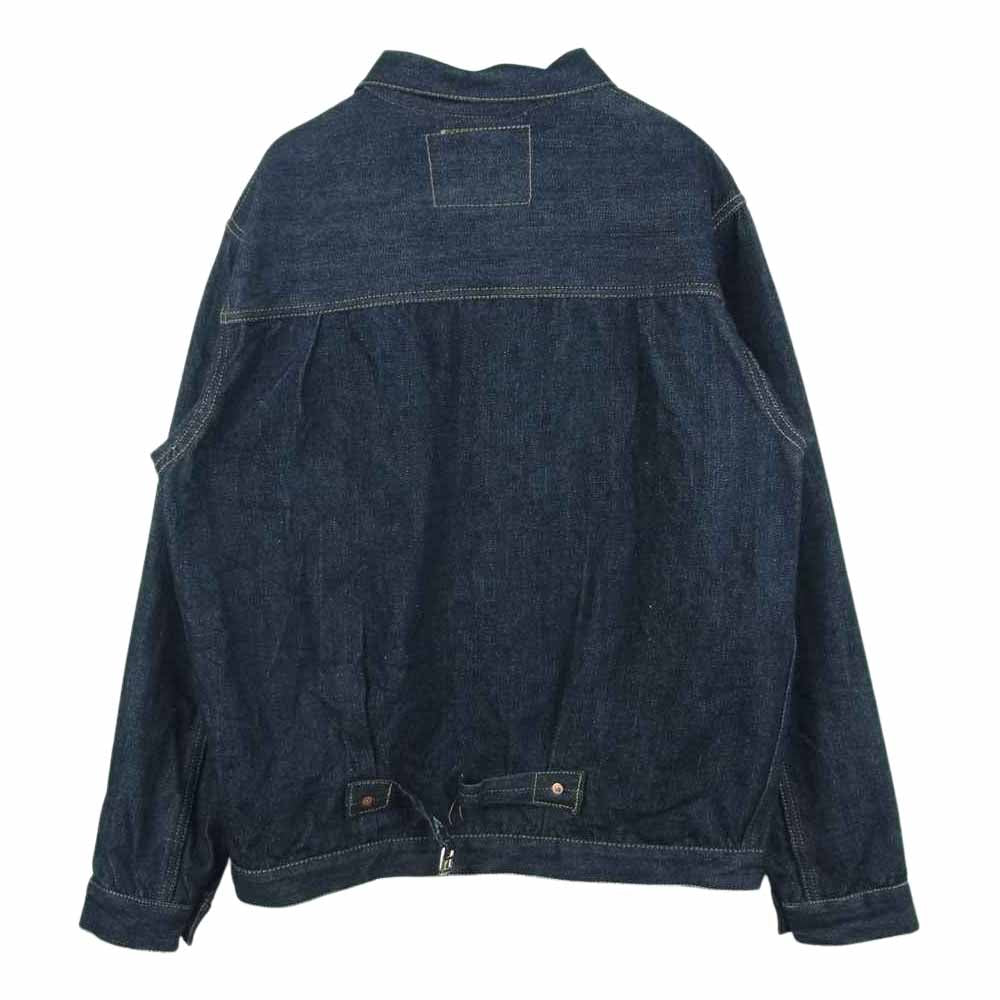 CUSHMAN クッシュマン 21506XX WWII 大戦モデル 1st Type DENIM JACKET シンチバック 月桂樹ボタン デニム ジャケット インディゴブルー系 40【中古】
