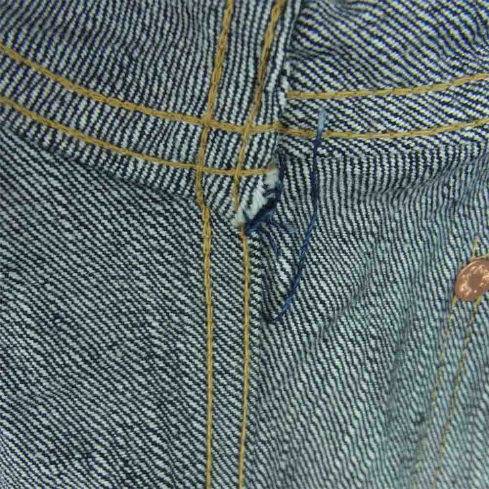 CUSHMAN クッシュマン 21506XX WWII 大戦モデル 1st Type DENIM JACKET シンチバック 月桂樹ボタン デニム ジャケット インディゴブルー系 40【中古】