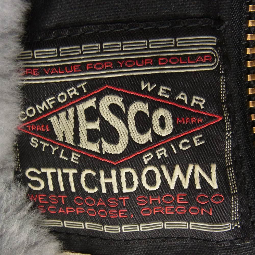 WESCO ウエスコ × Dehen ディーエン  N-1 JACKET ワックス オイルド コットン デッキ ジャケット ブラック系 M【美品】【中古】