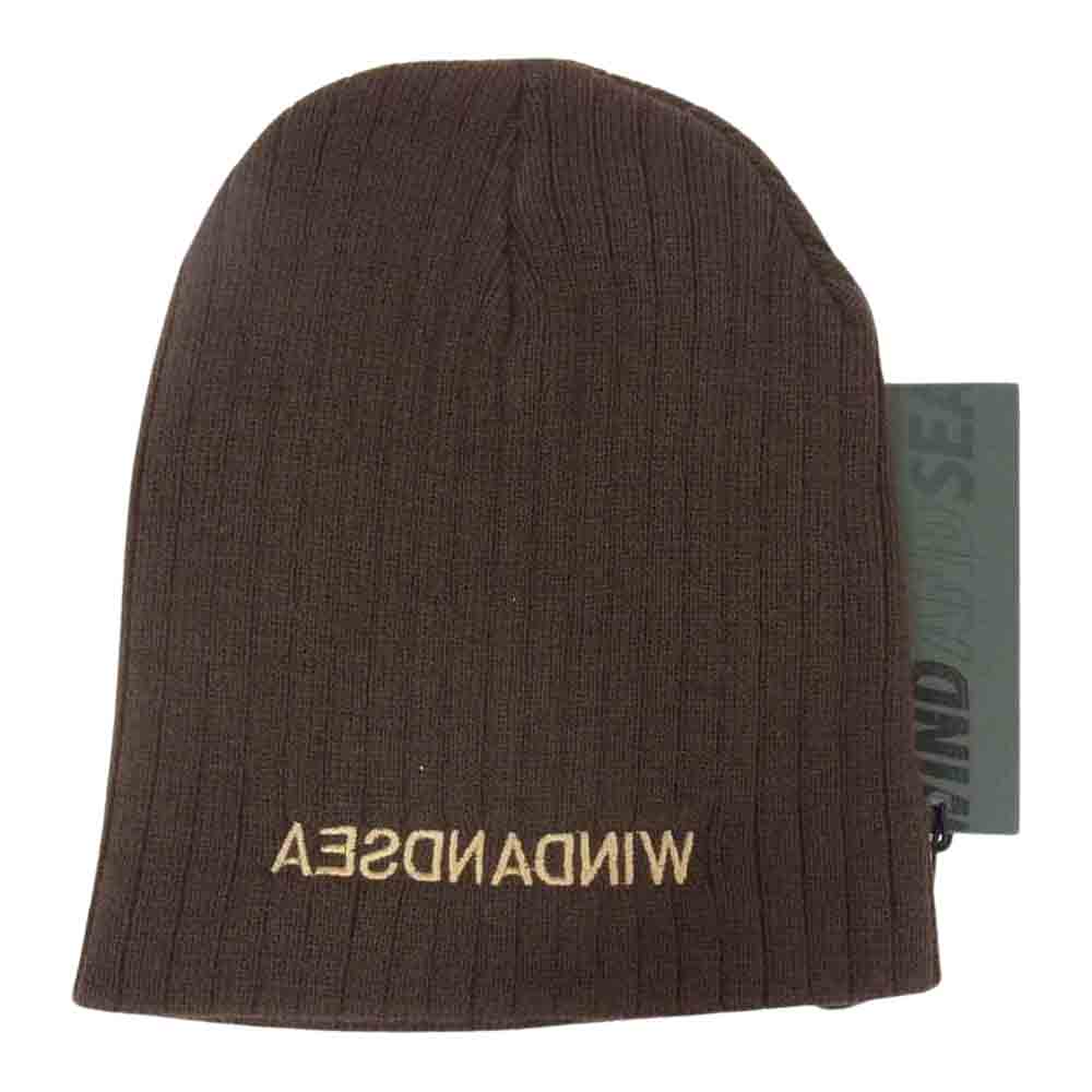 WIND AND SEA ウィンダンシー 20AW WDS-20A-GD-02 WDS CABLE BEANIE ケーブル ビーニー ブラウン ブラウン系【美品】【中古】