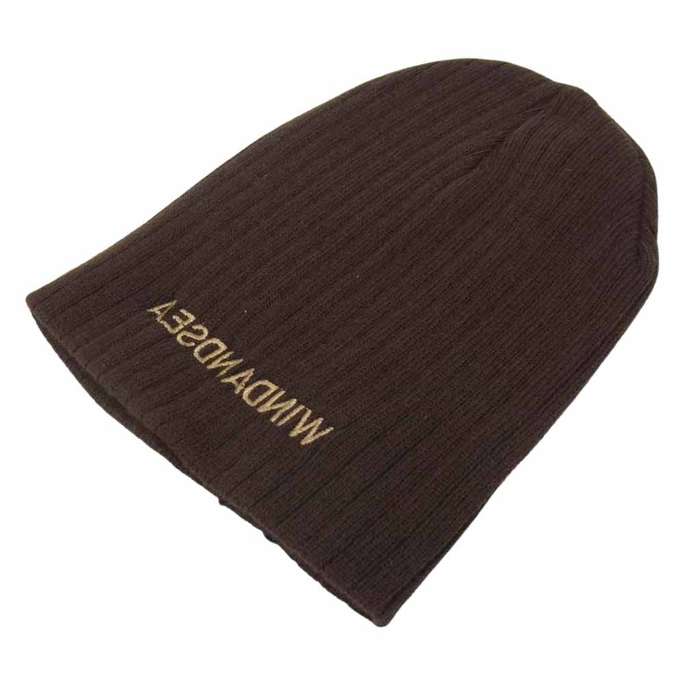 WIND AND SEA ウィンダンシー 20AW WDS-20A-GD-02 WDS CABLE BEANIE ケーブル ビーニー ブラウン ブラウン系【美品】【中古】