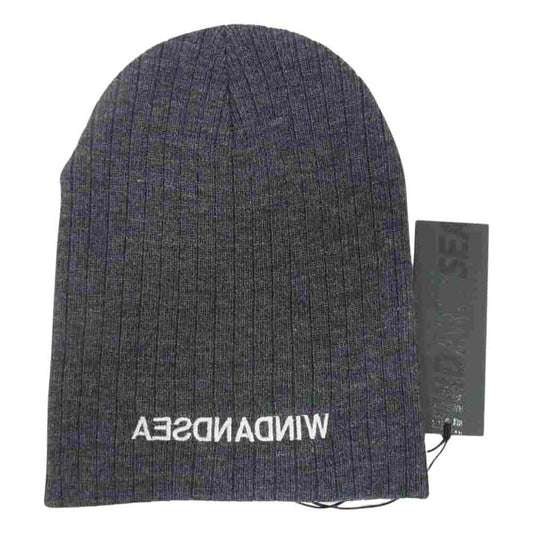 WIND AND SEA ウィンダンシー 20AW WDS-20A-GD-02 WDS CABLE BEANIE ケーブル ビーニー チャコール チャコール系【美品】【中古】
