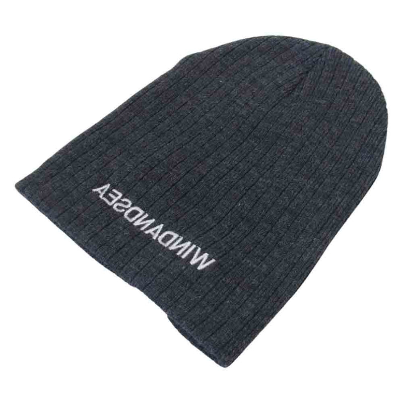 WIND AND SEA ウィンダンシー 20AW WDS-20A-GD-02 WDS CABLE BEANIE ケーブル ビーニー チャコール チャコール系【美品】【中古】