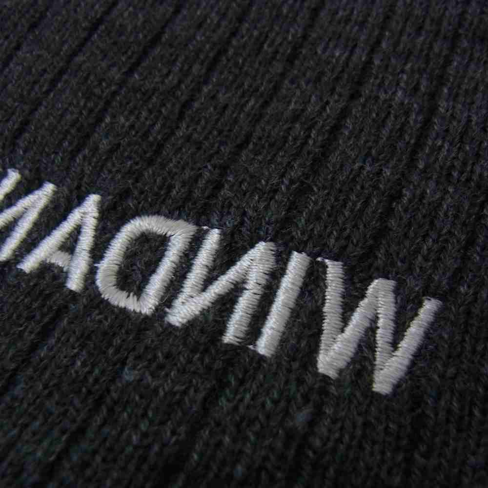 WIND AND SEA ウィンダンシー 20AW WDS-20A-GD-02 WDS CABLE BEANIE ケーブル ビーニー チャコール チャコール系【美品】【中古】