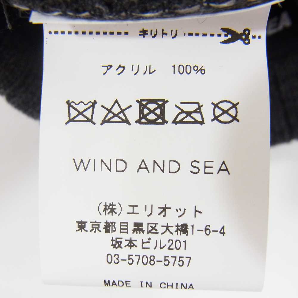 WIND AND SEA ウィンダンシー 20AW WDS-20A-GD-02 WDS CABLE BEANIE ケーブル ビーニー チャコール チャコール系【美品】【中古】