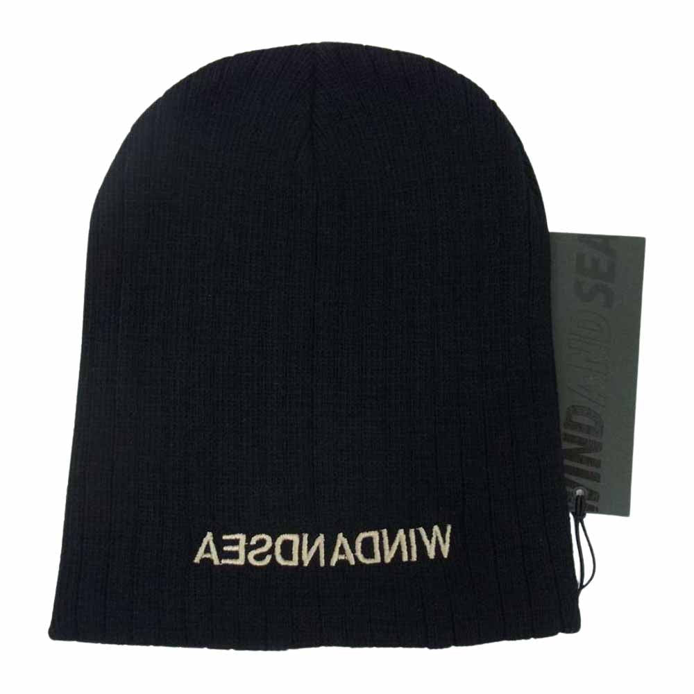 WIND AND SEA ウィンダンシー 20AW WDS-20A-GD-02 WDS CABLE BEANIE ケーブル ビーニー ブラック ブラック系【美品】【中古】