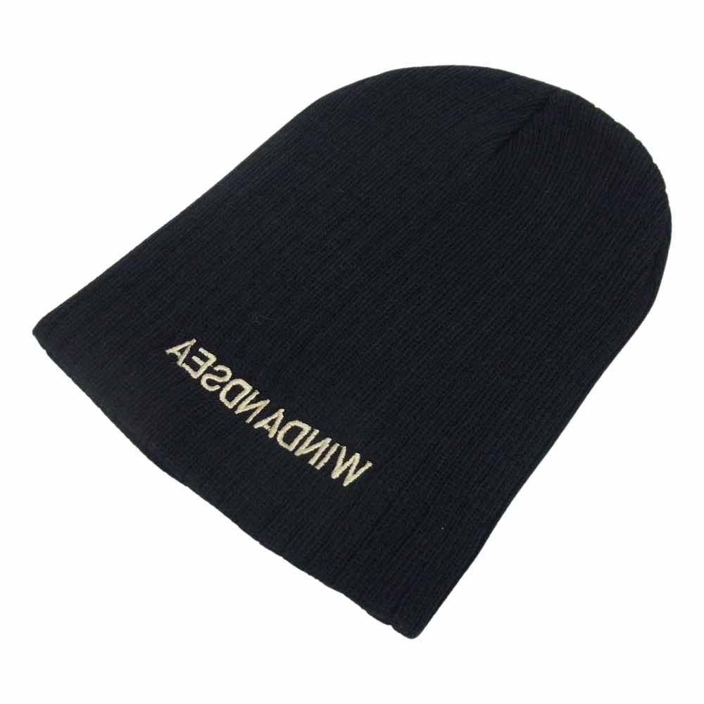 WIND AND SEA ウィンダンシー 20AW WDS-20A-GD-02 WDS CABLE BEANIE ケーブル ビーニー ブラック ブラック系【美品】【中古】