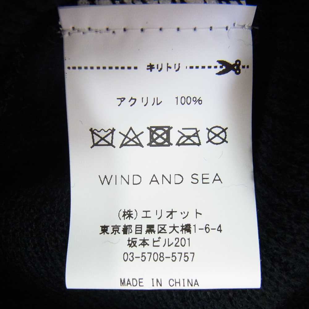 WIND AND SEA ウィンダンシー 20AW WDS-20A-GD-02 WDS CABLE BEANIE ケーブル ビーニー ブラック ブラック系【美品】【中古】