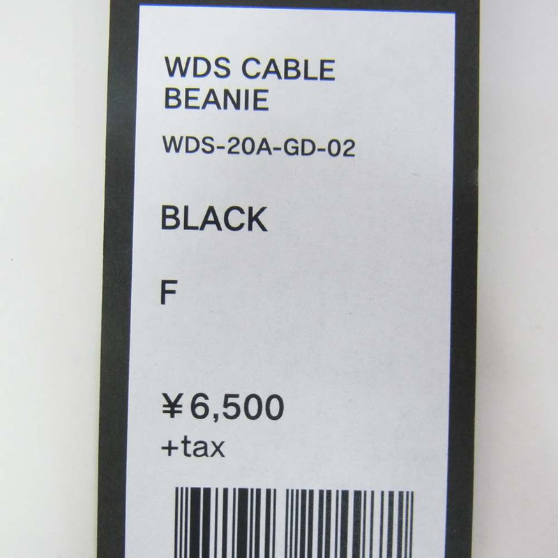 WIND AND SEA ウィンダンシー 20AW WDS-20A-GD-02 WDS CABLE BEANIE ケーブル ビーニー ブラック ブラック系【美品】【中古】