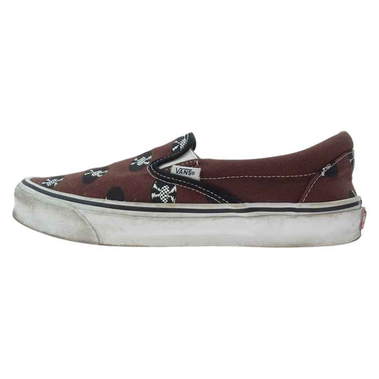 VANS バンズ VN0A45JK595 × WACKO MARIA ワコマリア OG Classic Slip-On クラシック スリッポン スニーカー ブラウン系 26.5cm【中古】
