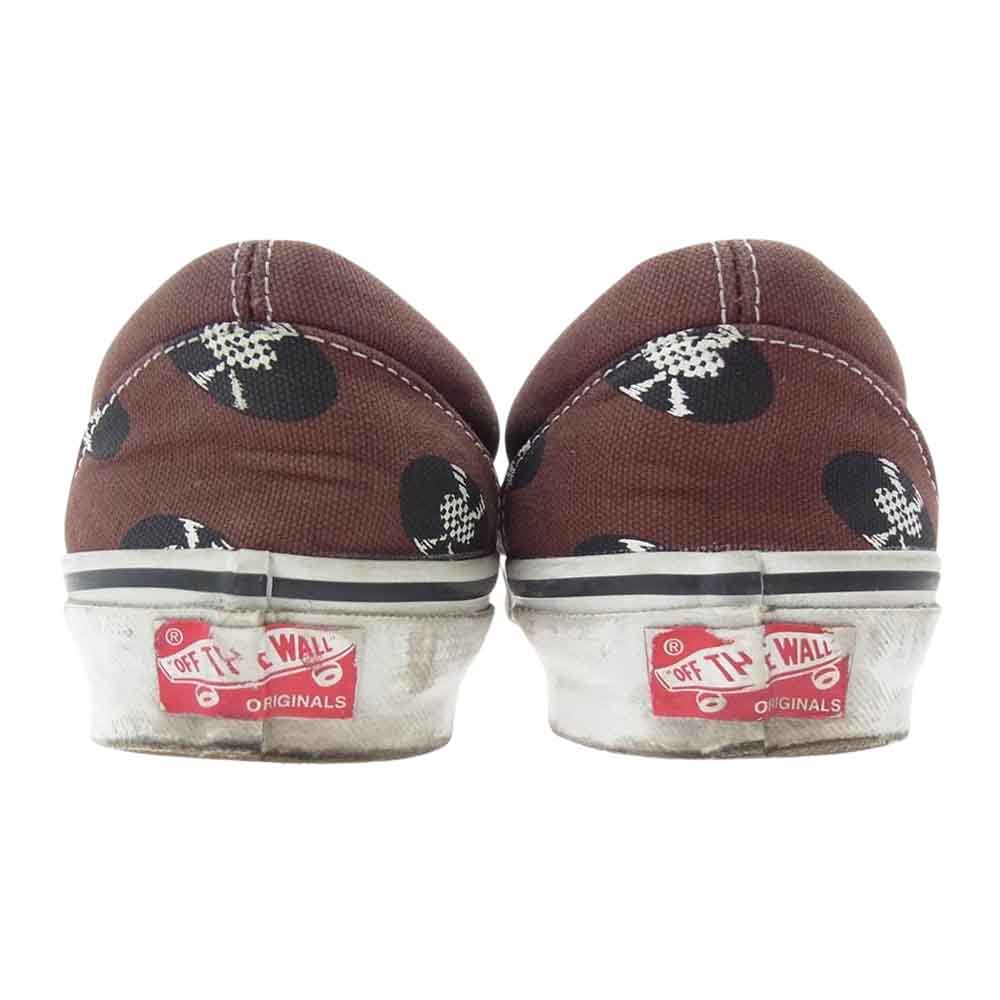 VANS バンズ VN0A45JK595 × WACKO MARIA ワコマリア OG Classic Slip-On クラシック スリッポン スニーカー ブラウン系 26.5cm【中古】