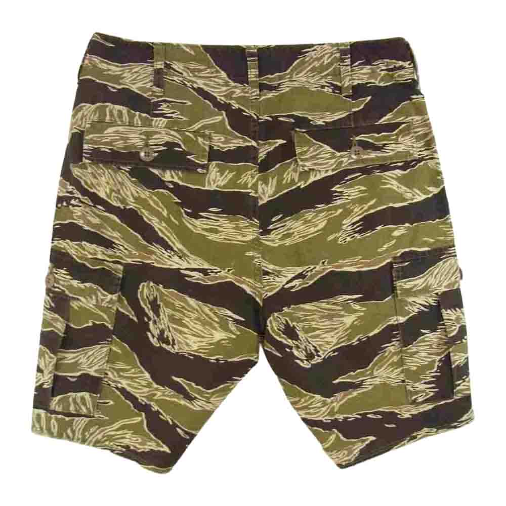WACKO MARIA ワコマリア 17SS-WMP-PT01 JUNGLE ARMY SHORTS ジャングル アーミー ショーツ カーキ系 M【美品】【中古】