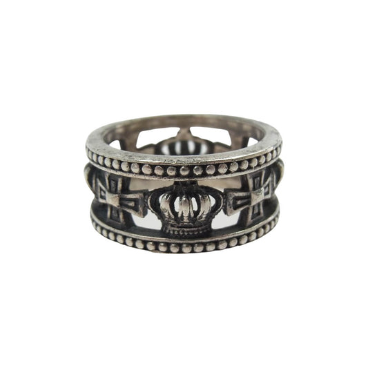 Justin Davis ジャスティンデイビス SRJ175 MEDIEVAL WEDDING BAND メディバル ウェディング バンド リング シルバー系【中古】