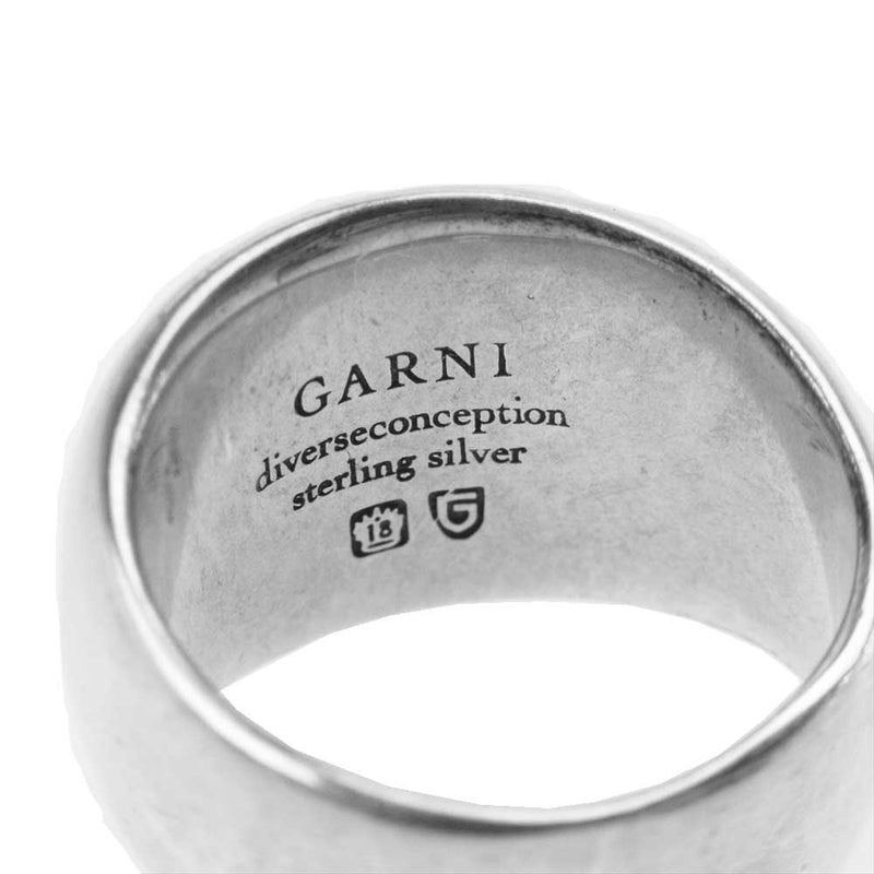 GARNI ガルニ GR18055 Sei-ma Fit Ring-No.5 セイマフィット タタキ プレート リング シルバー系【中古】