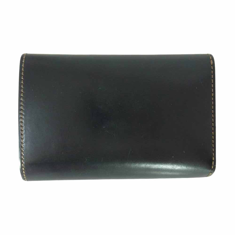 WILDSWANS ワイルドスワンズ BYRNE バーン レザー ウォレット ブラック系【中古】
