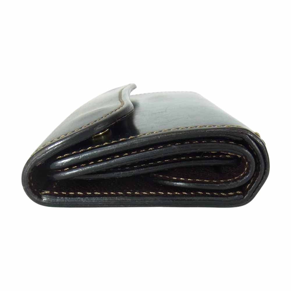 WILDSWANS ワイルドスワンズ BYRNE バーン レザー ウォレット ブラック系【中古】