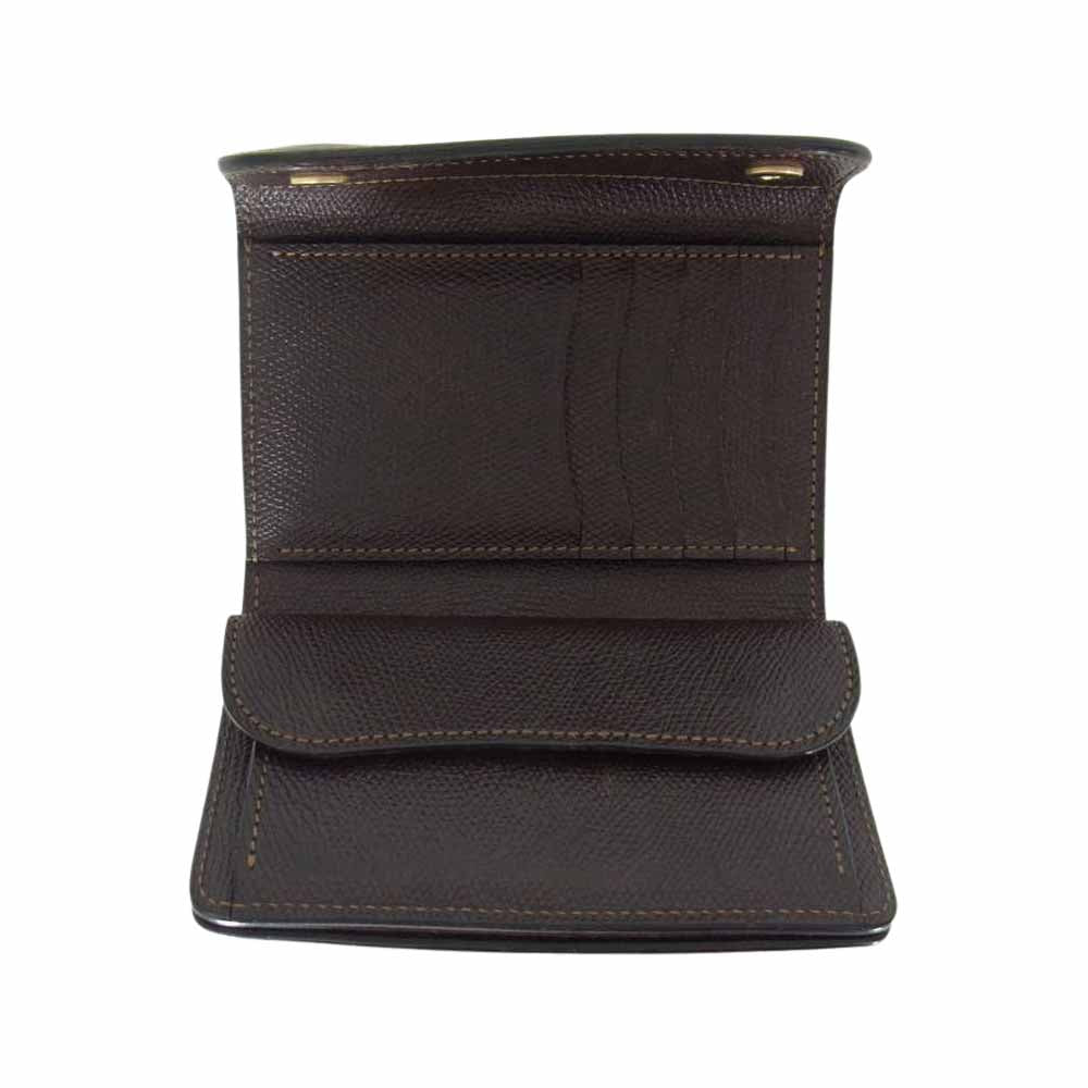 WILDSWANS ワイルドスワンズ BYRNE バーン レザー ウォレット ブラック系【中古】