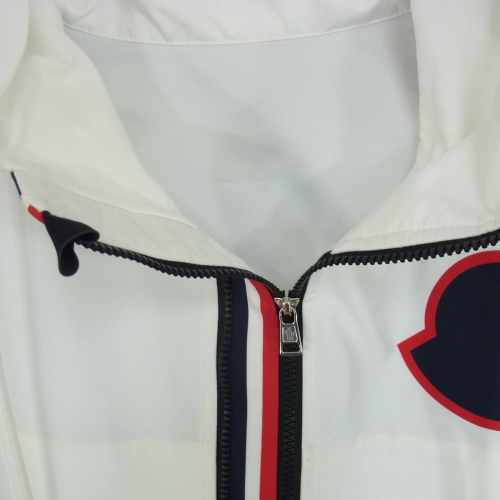 MONCLER モンクレール MONTREAL GIUBBOTTO モントリオール ビッグロゴ トリコロール ジップジャケット ホワイト系 1【中古】